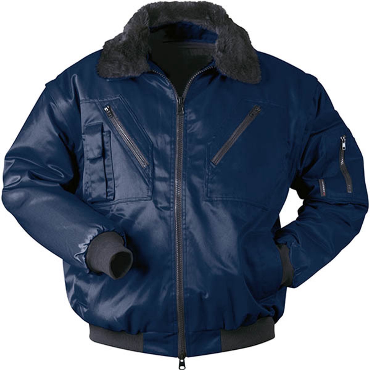 Craftland kleding donkerblauwe pilotenjas
