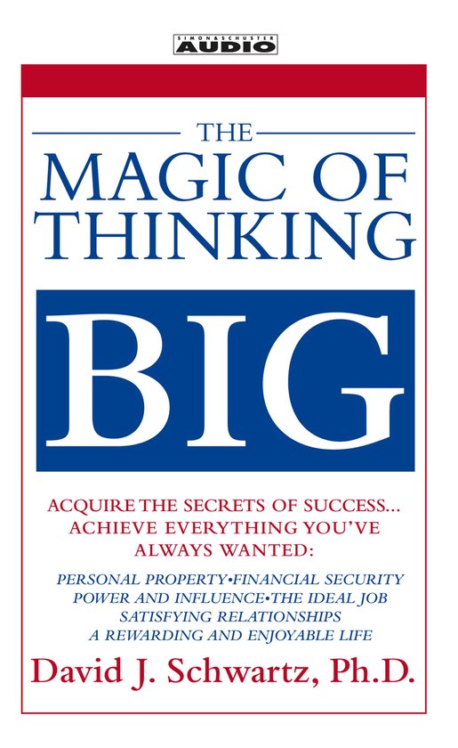 The Magic of Thinking Big - cover