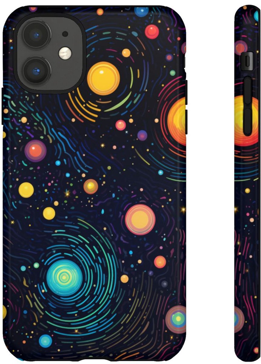 Kleurrijke Kosmische Sterrenbeelden – Telefoonhoesje Geschikt voor iPhone 11