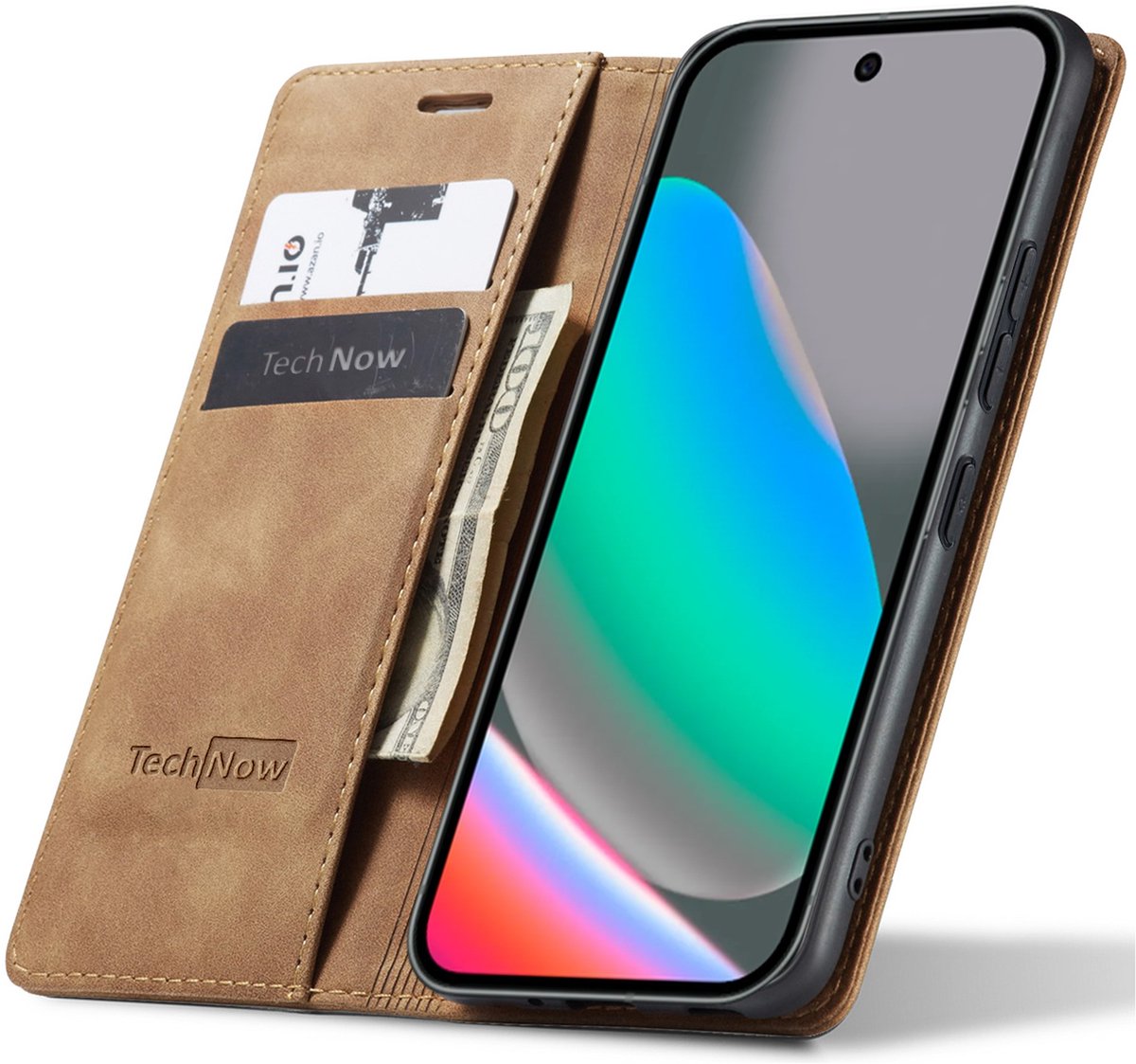 Hoesje geschikt voor Google Pixel 10 / 10 Pro - Book Case Leer Slimline Bruin