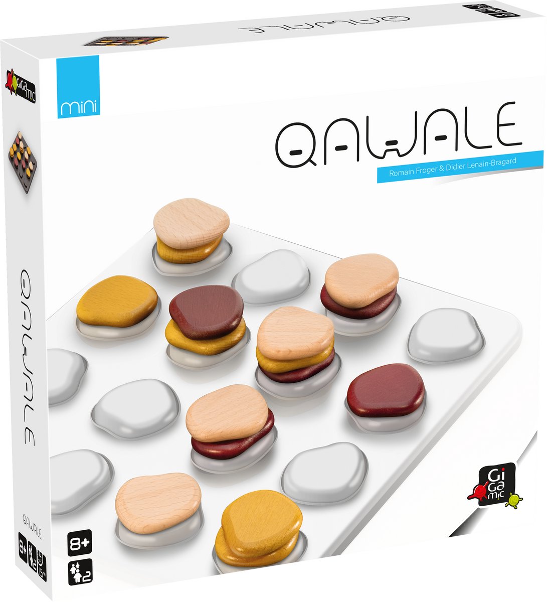 Gigamic - Qawale Mini - waar strategie en natuur samenkomen - Twee spelersspel — cadeau in Spellen & Speelgoed - foto 7