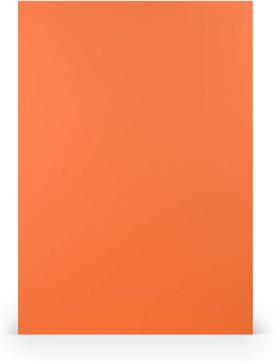 PAPERADO Knutselkarton, DIN A4, geribbeld zalmgeel, 220 g/m², dik knutselpapier, 29,7 x 21 cm, schilderen, perfect knutselkarton, PAK VAN 50 VELLEN