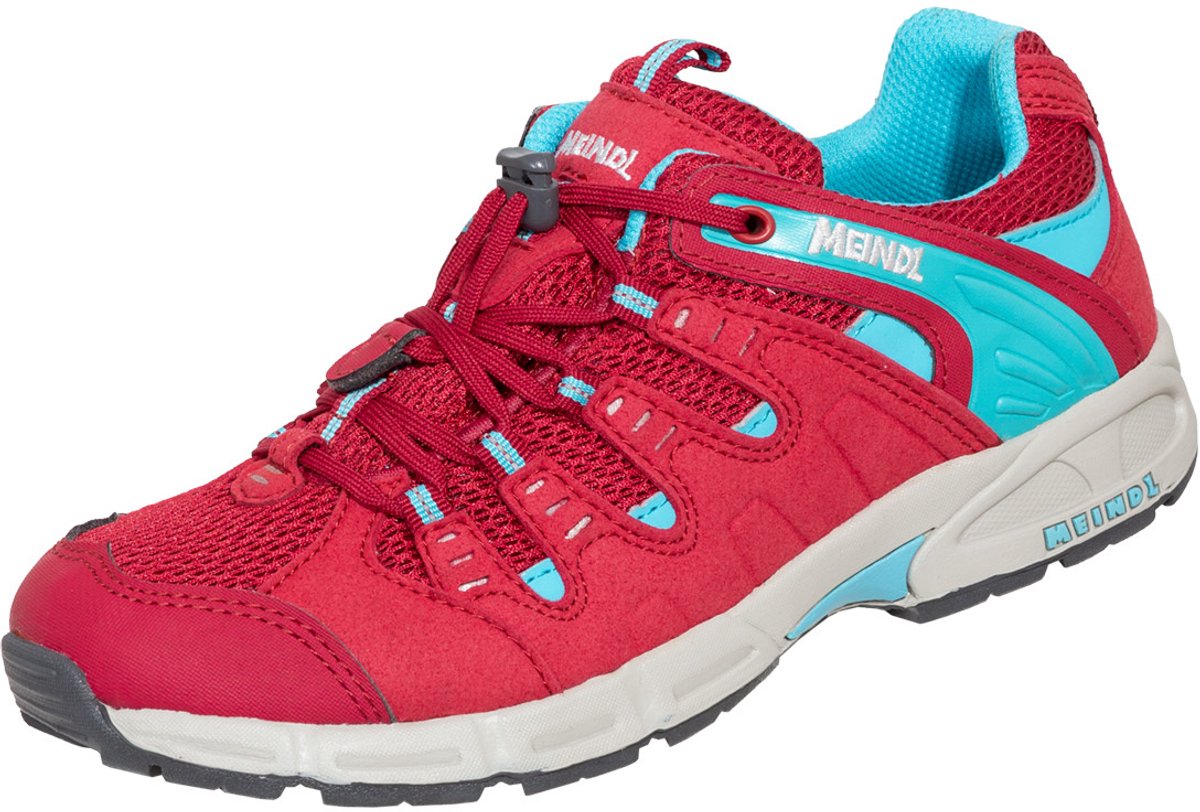 Meindl wandelschoenen Respond Junior Robijnrood/turkoois