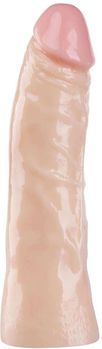 Being Fetish - Holle Penis Sleeve - PVC - 19 cm - Lichte Huidskleur