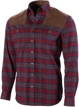 Browning Hemd - Heren - Frederick - Geruit - Premium Jacht Merk - Rood - L