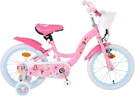 Vélo pour enfants Disney Princess Filles 16 pouces Rose bol