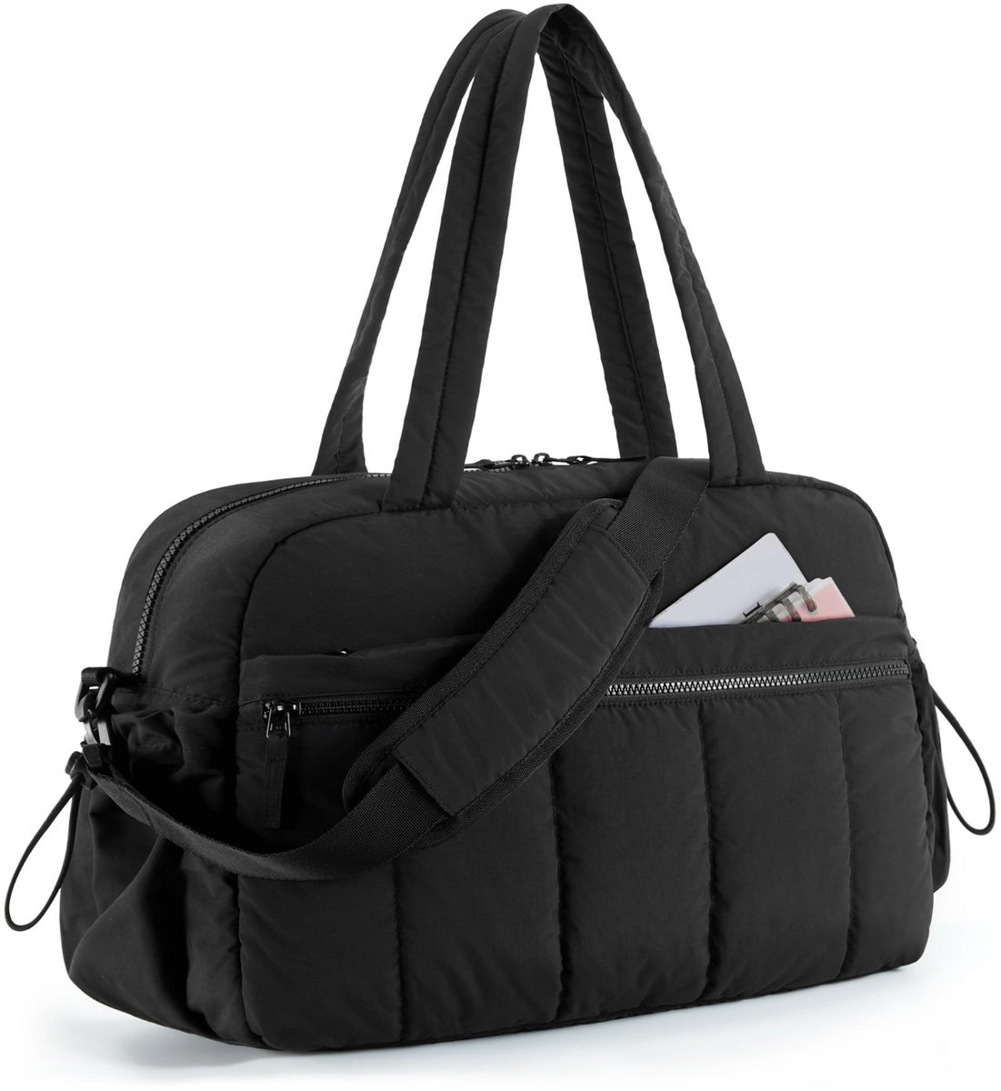 Geweo Reistas Handbagage 40x30x20 - Weekendtas dames - handbagage vliegtuig -handbagage tas ryanair transavia - Zwart