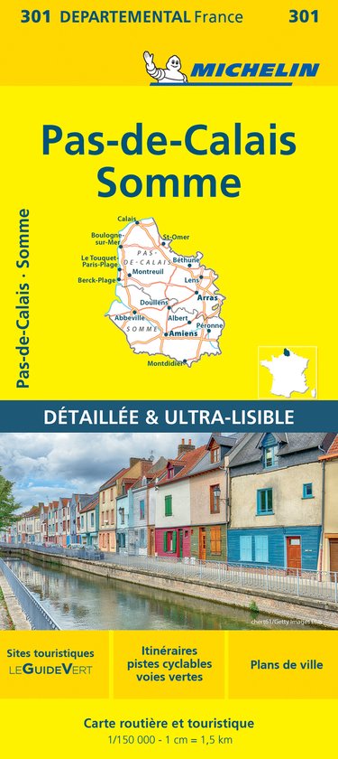 Pas de calais / somme 11301 carte ' local ' ( France ) michelin kaart