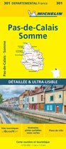 Michelin 301 Wegenkaart Pas de Calais/Somme