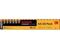 Kodak XTRALIFE alkaline AA batteij 20 pack