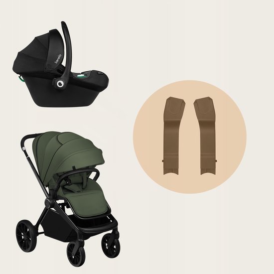 Lionelo MIKA PLUS CAR SEAT ADAPTERS Autostoel Adapters - Universele Klikbevestiging - Eenvoudige Montage - Compatibel met de Meeste Zitjes van LIONELO — afbeelding 4