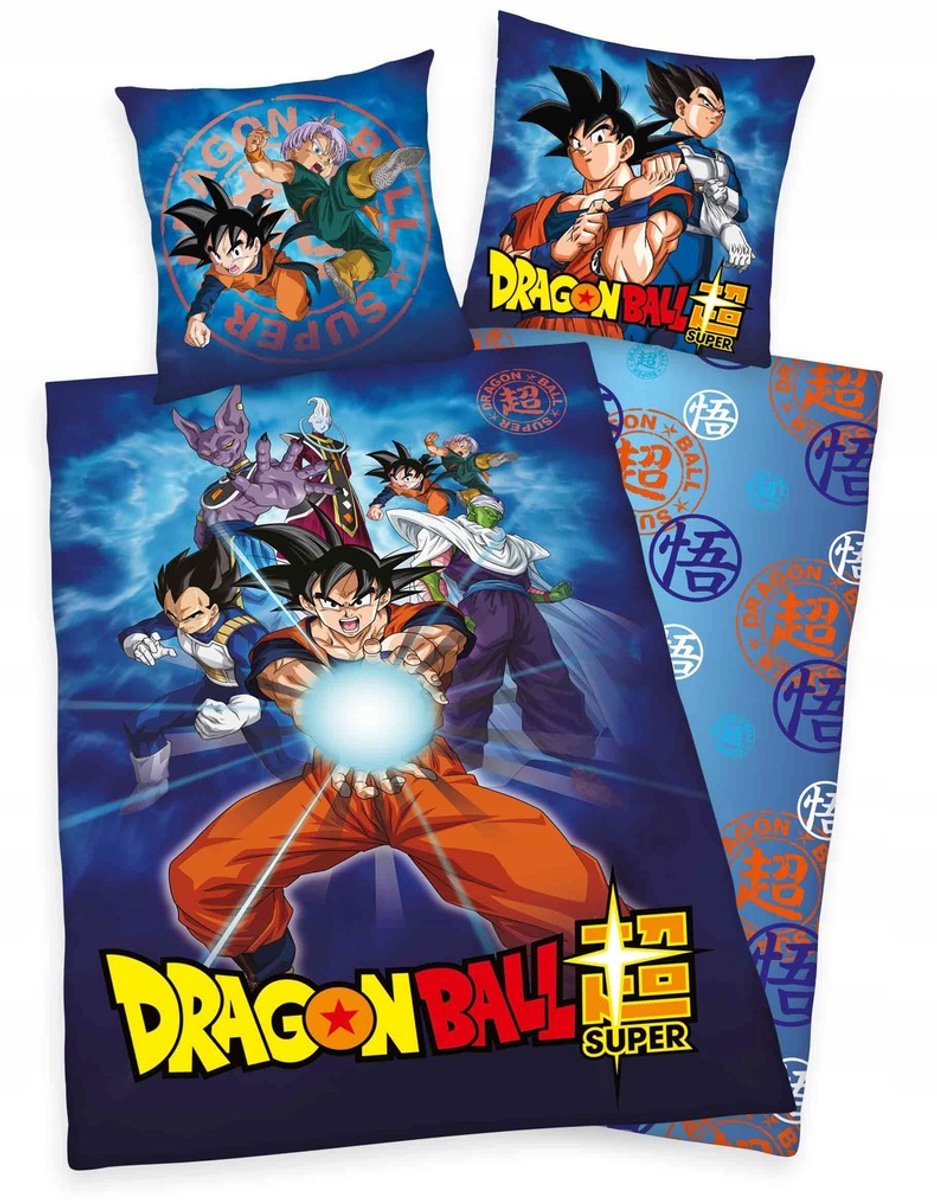 Dragon Ball Z Katoenen Dekbedovertrek Set 140x200 cm - Origineel