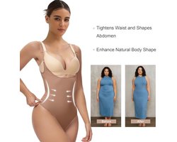Open Bust Shapewear Dames - Figuurvormende Bodysuit voor een Perfecte Taille en Gladde Look