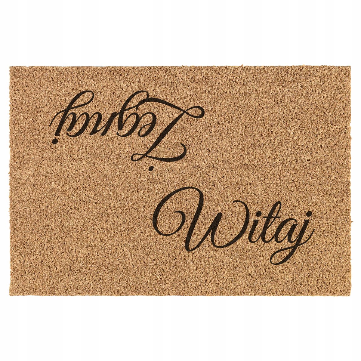 Merkloos Kokoshuid ‘Welkom’ – Antislip & Duurzaam – 60x40cm