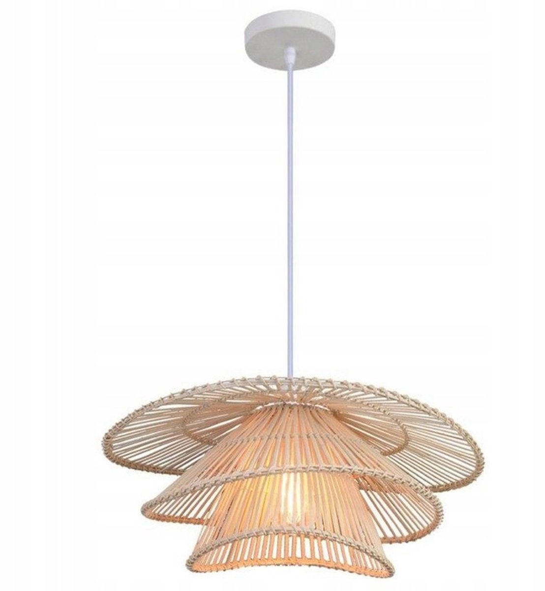 Hima Rotan Hanglamp - Scandinavische Stijl voor Slaapkamer