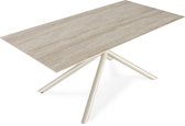 Marckeric - Eetkamertafel Tori - Beige - 180x90x76cm