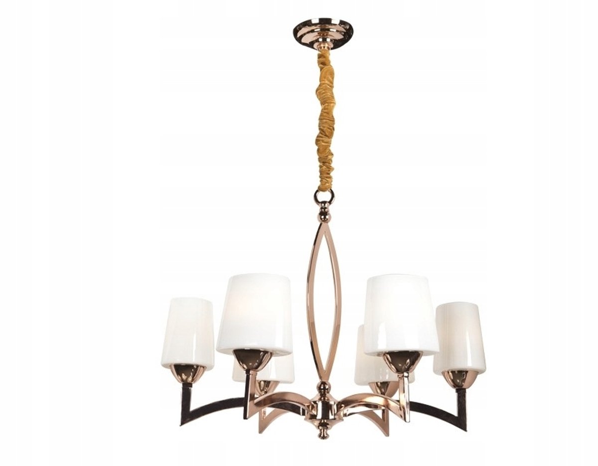 Klassieke Hanglamp Solane Koperkleurig met 6xE27 Fittingen