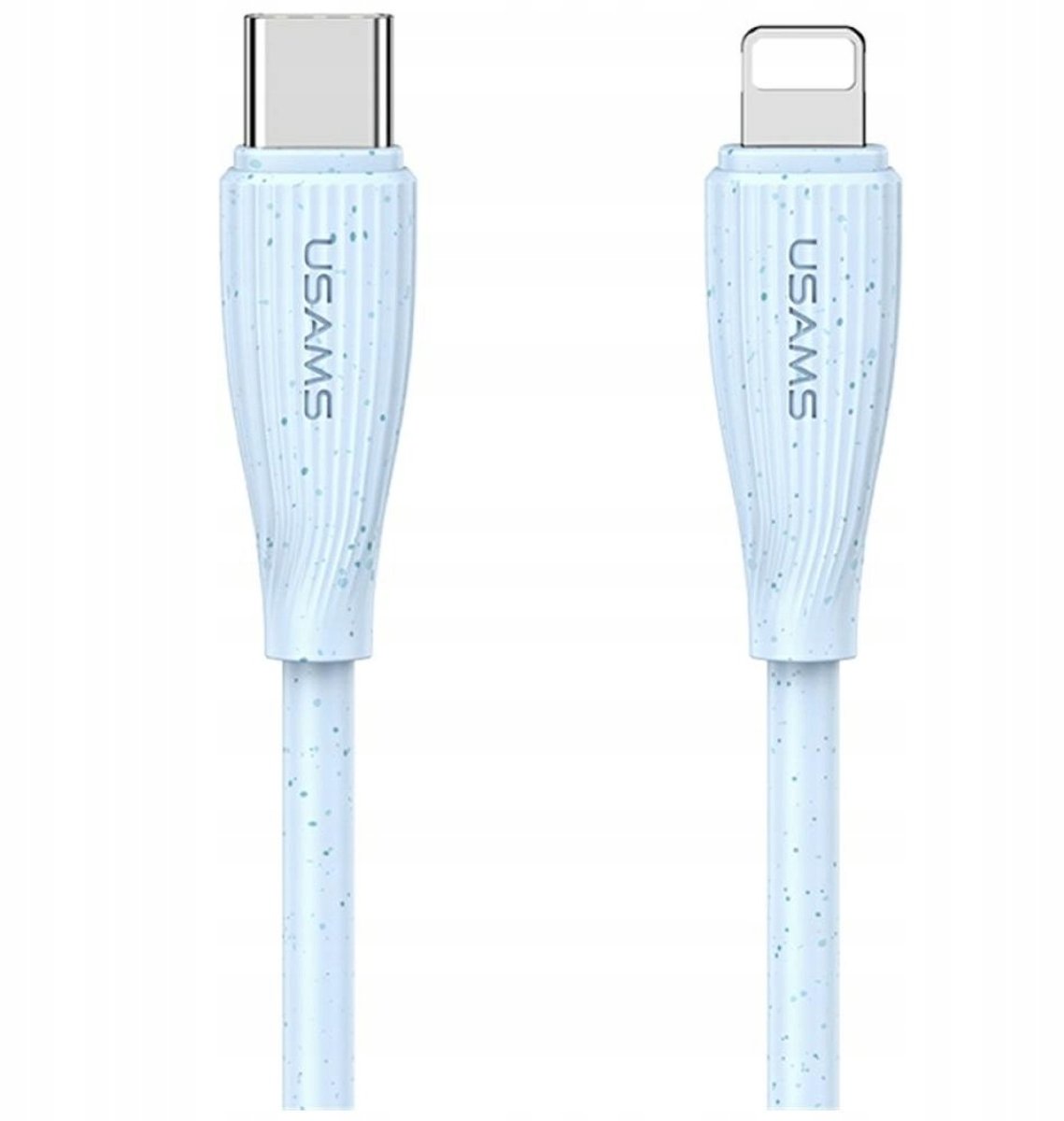 USAMS Green Series SJ717 Kabel USB-C naar Lightning 30W 1m Blauw