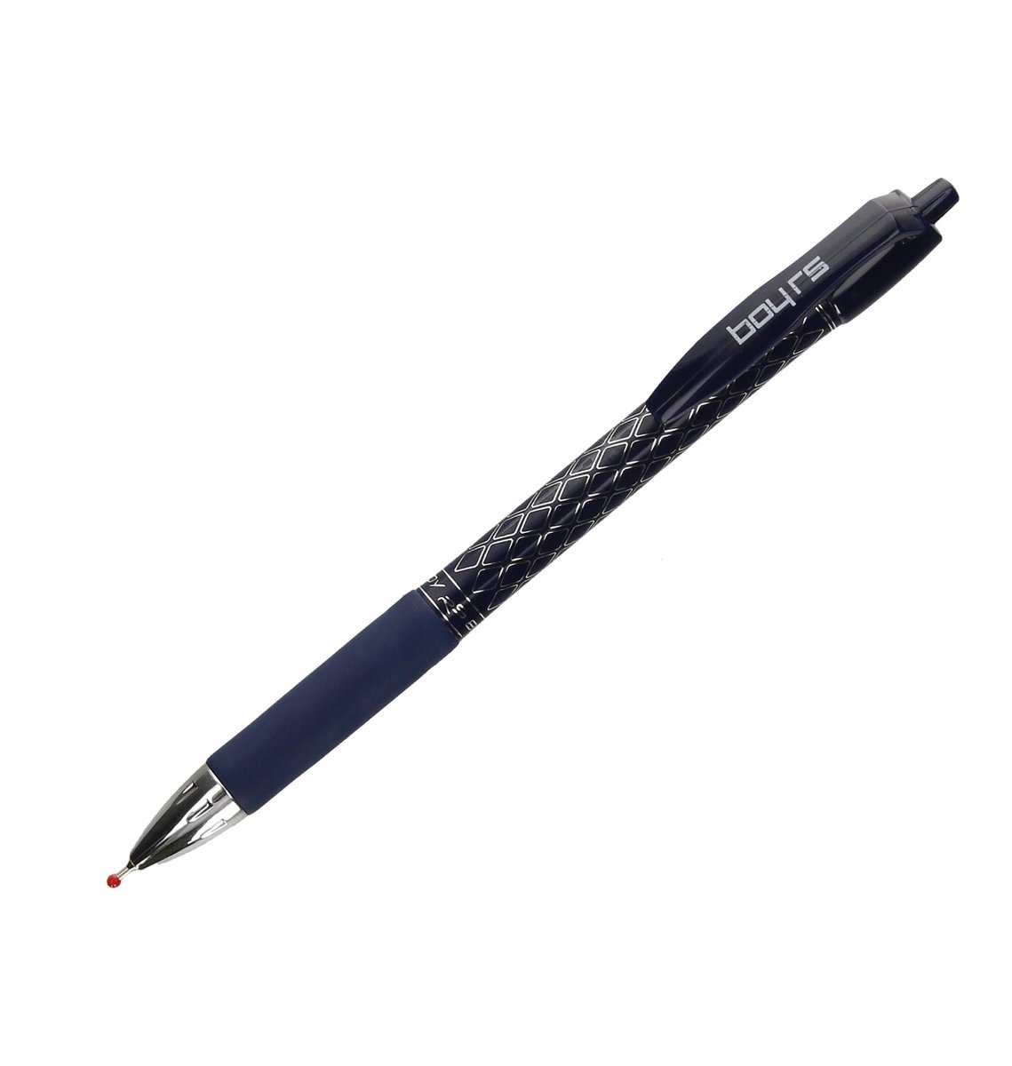 Rystor Blauwe Automatische Pen met Rubberen Grip - 0.7mm