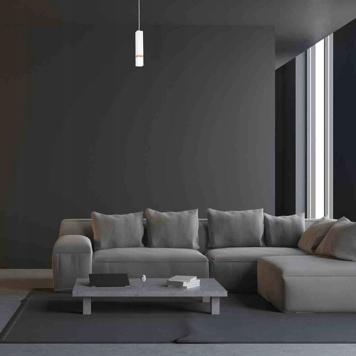 VIDAR Hanglamp Wit 1xGU10 - Modern Design