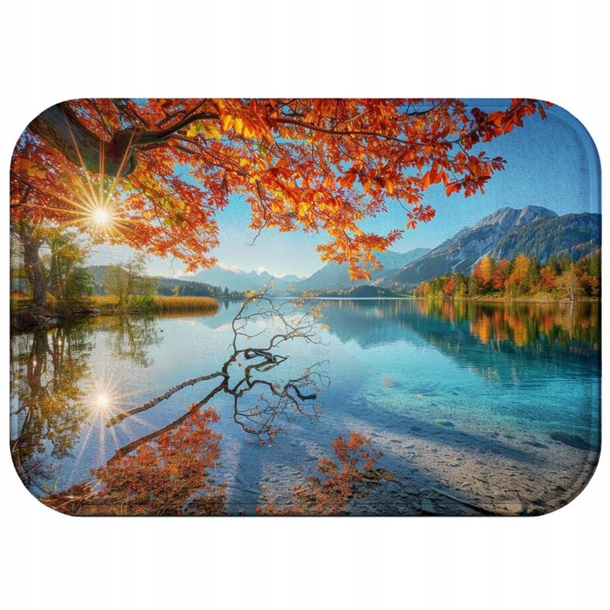 Zachte Antislip Douchemat Badkamer 60x40cm - Stijlvol & Sneldrogend