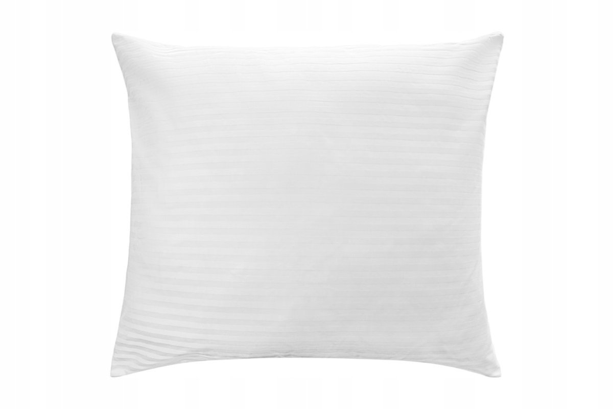 Hotel Kussensloop 50x70cm Wit Damast Streep 1cm Insteek