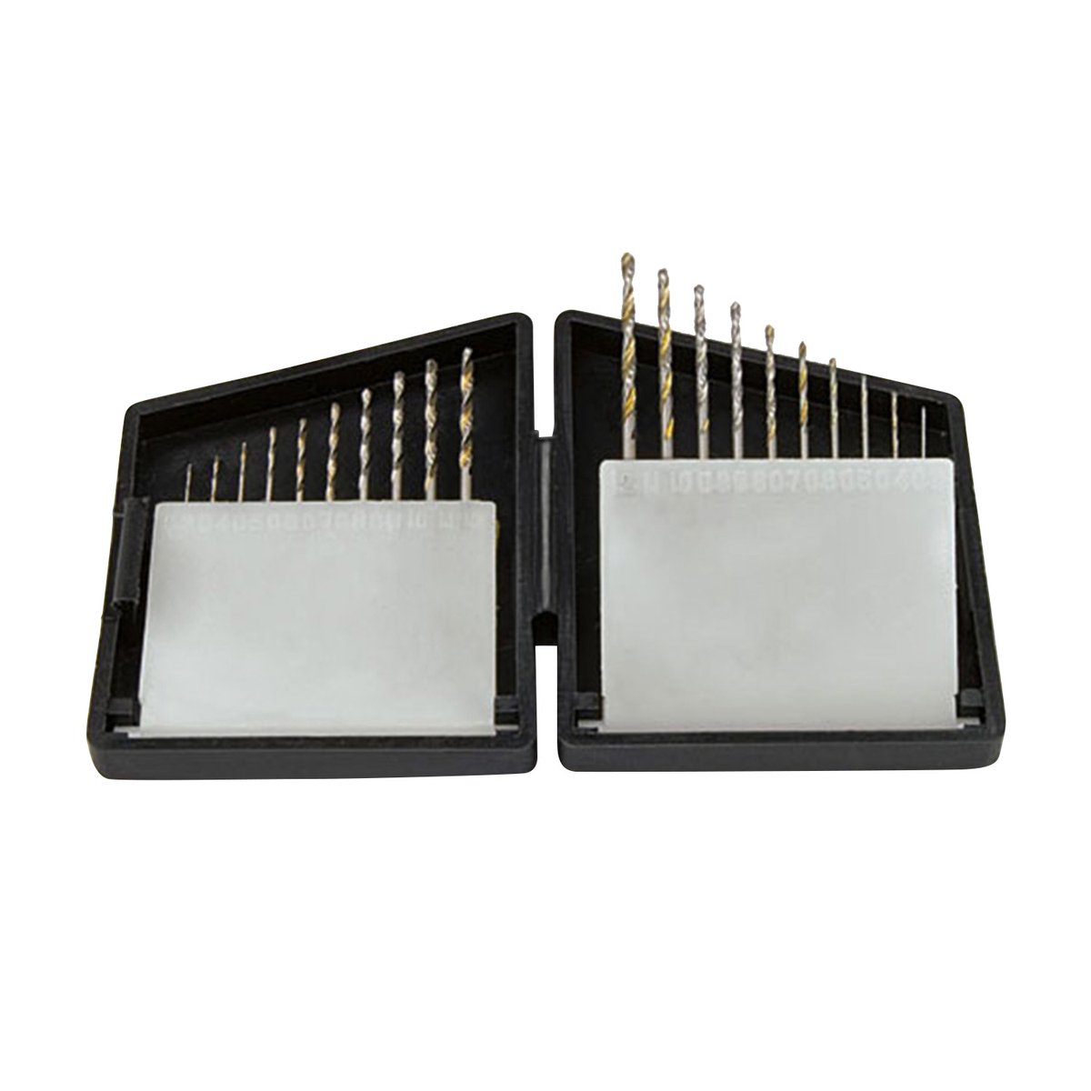 HSS spiraalborenset - 20-delig - Hoogste precisie en snijsnelheid bij extreem hoge taaiheid - 2 boren van elk: Ø 0,3-1,2 mm - C335899