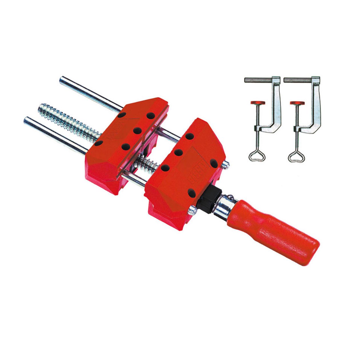 Schroefklem - Voor zowel stationair als mobiel gebruik - Met 2 tafelklemmen - Uitstekende stabiliteit - Max. klembreedte: 100 mm - C336015