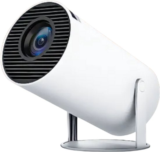 ANVARA® Mini Projector 2025 – Smart Beamer met 4K-ondersteuning – Voor iOS, Android & Smartphone – Bluetooth 5.4 & HDMI – Inclusief Projectiedoek – Compacte Mini Beamer voor Thuisbioscoop