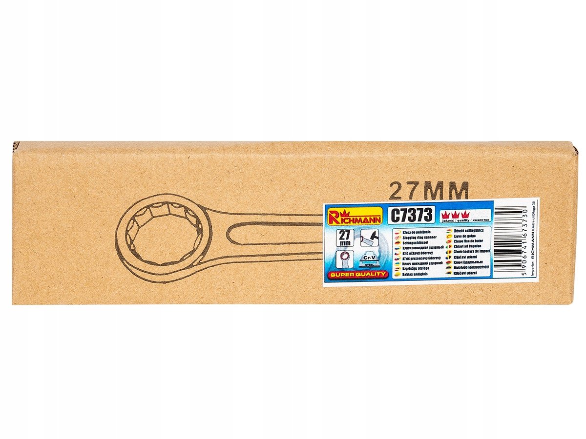 Slagmoersleutel 85 mm CR-V Staal
