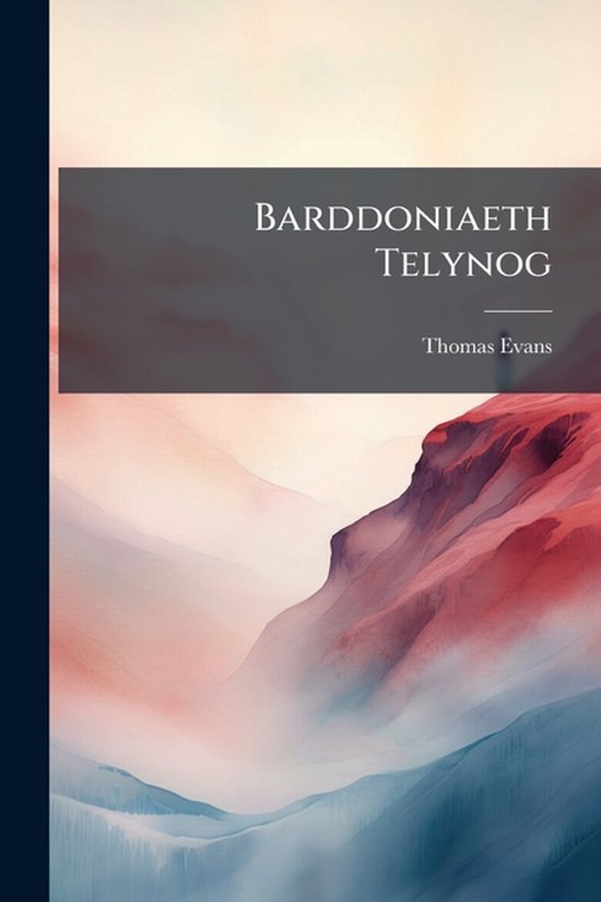 Barddoniaeth Telynog - cover