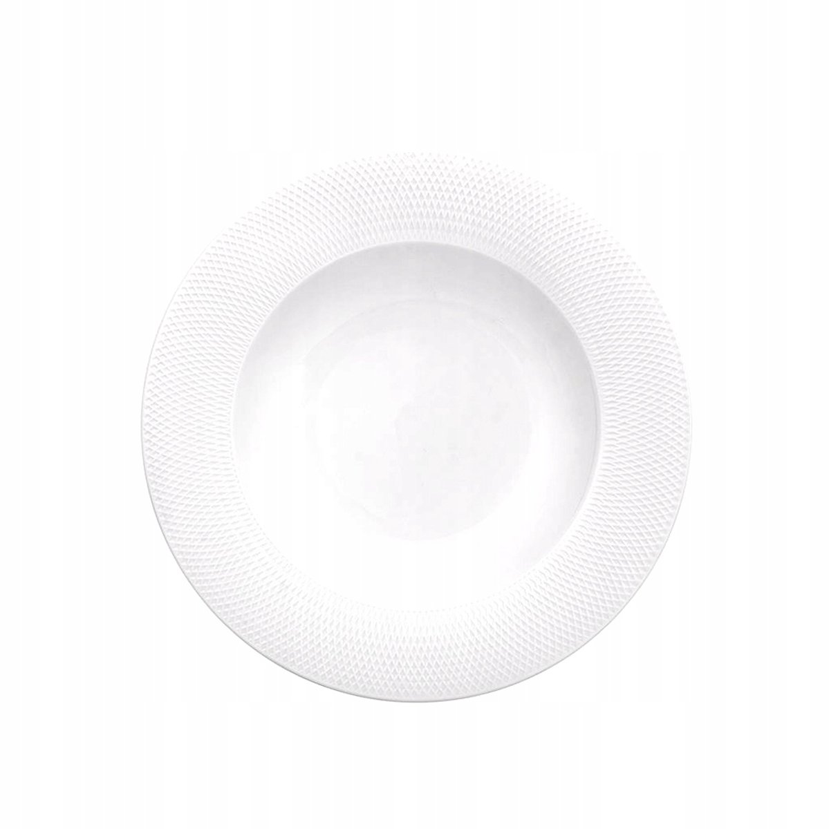 Florina Cortina Diep Porseleinen Bord 22cm - Wit