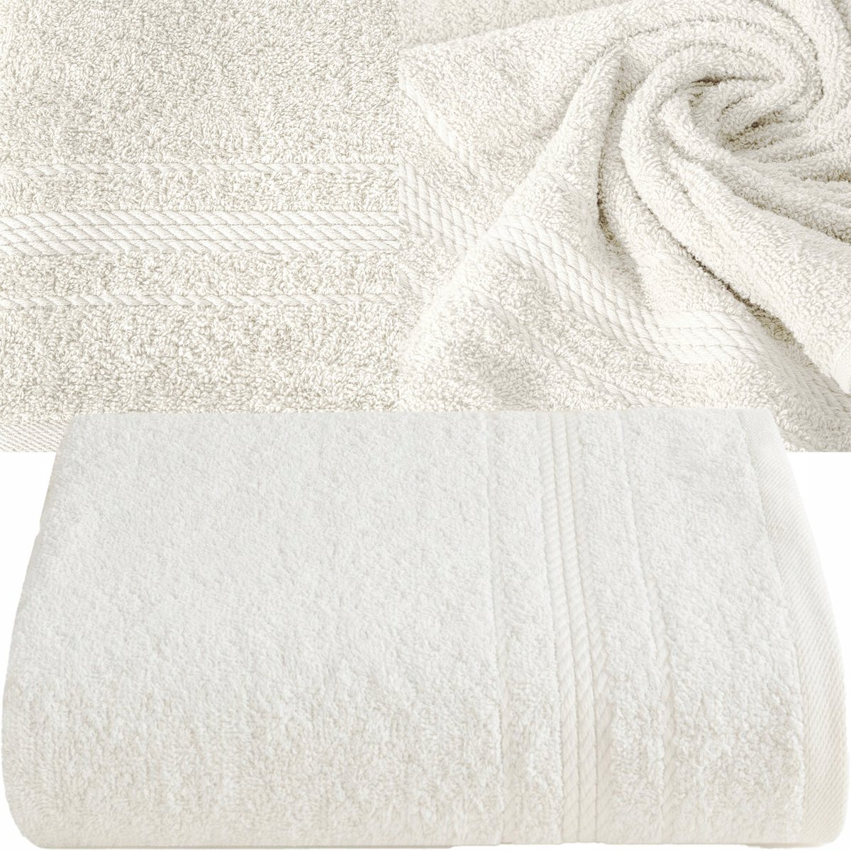 Zachte Handdoek 30x50cm, 450 GSM, Crème