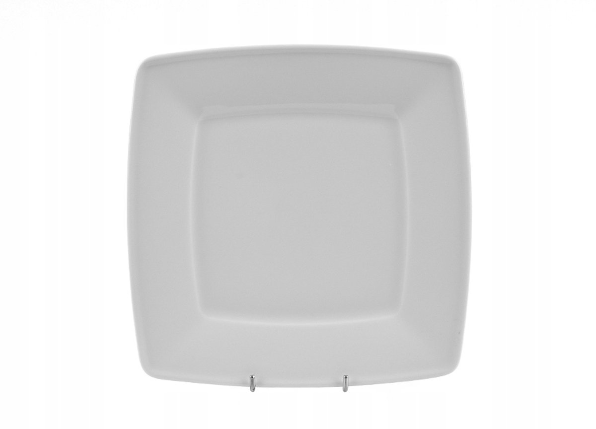 Victoria vierkant bord Porseleinen eetbord 26cm Wit