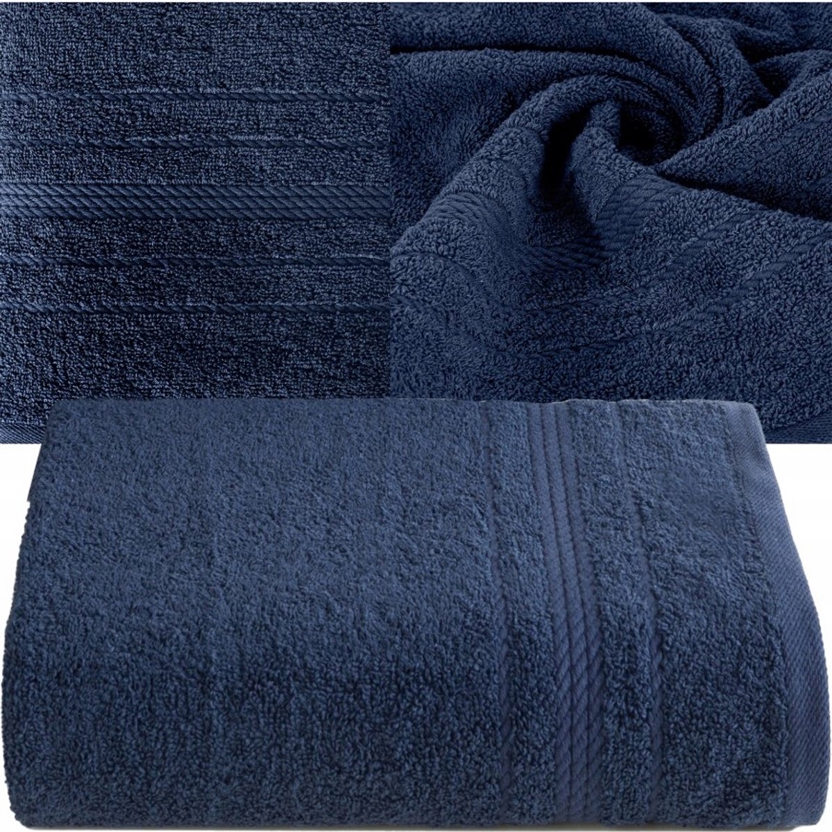 Badlaken 70x140 cm 450 gsm - Navy Blauw Fijn Geweven