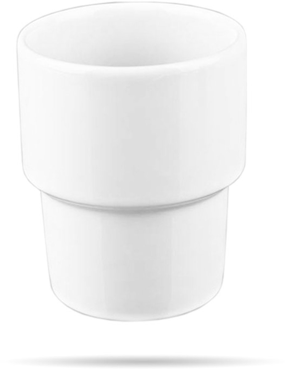 Lubiana Kaszub Hel Porseleinen Mok 300ml - Wit