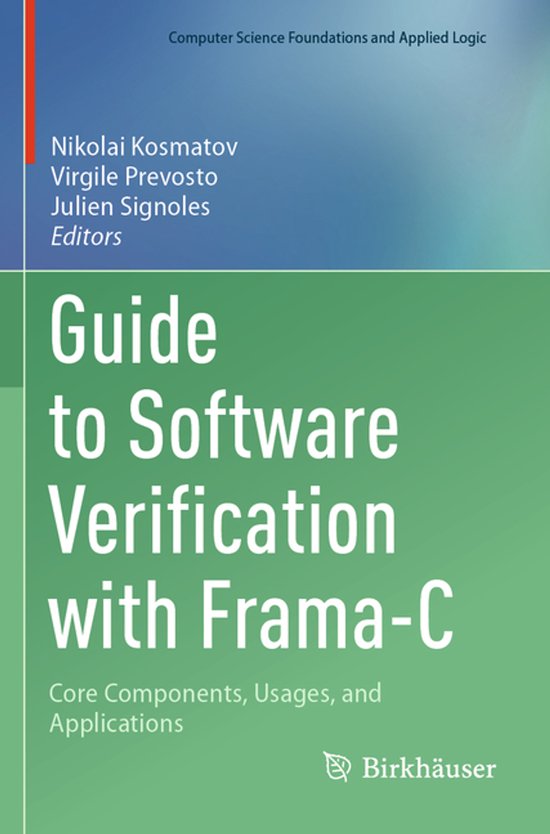 Computer Science Foundations and Applied Logic- Guide to Software ...