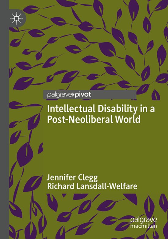 Intellectual Disability in a Post-Neoliberal World - cover