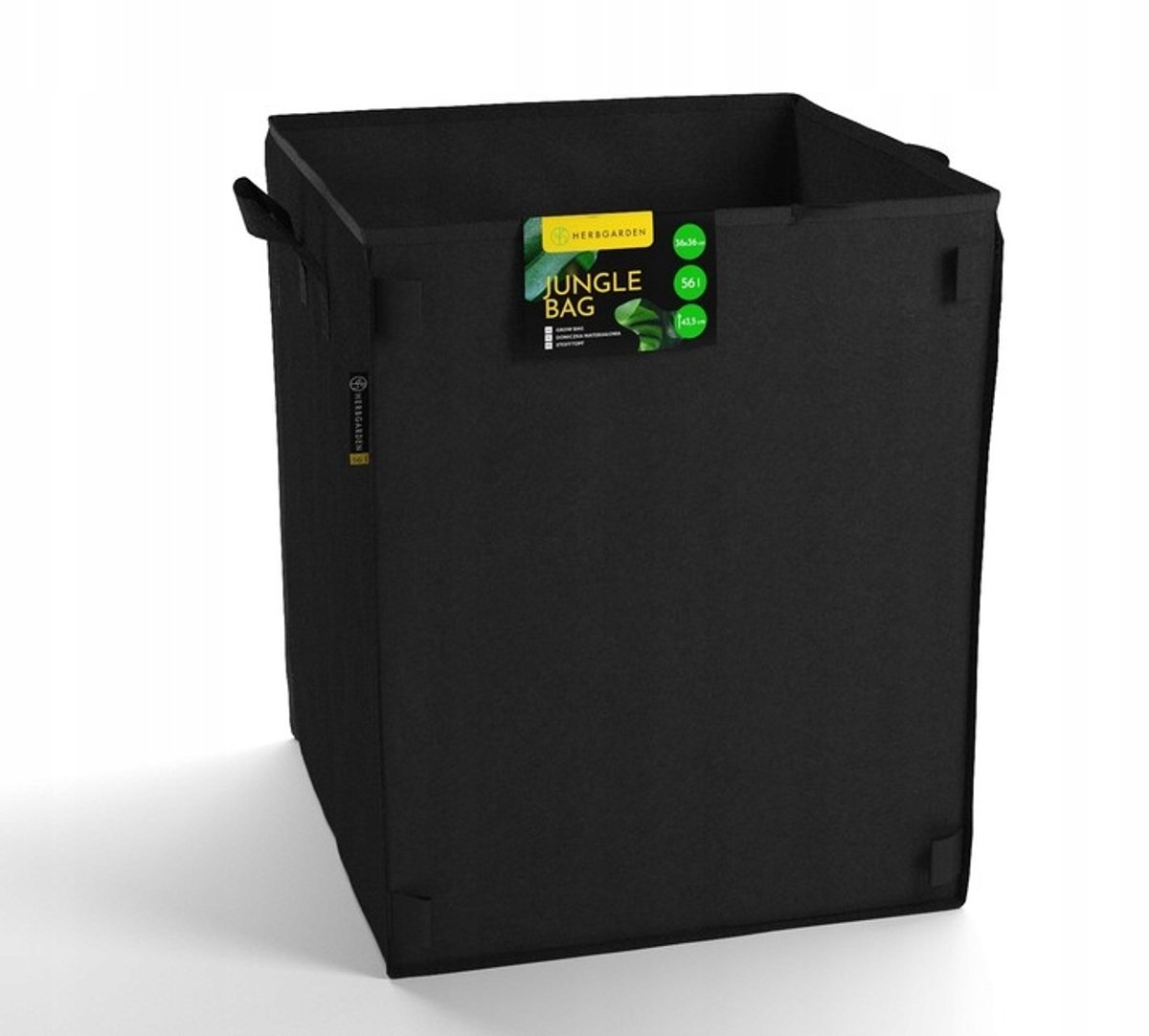 Herbgarden Jungle Tas Vierkant 56L - Stoffenpot 36x36x43,5cm