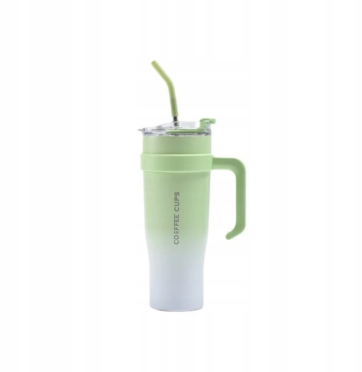 Grote Thermosbeker met Handvat - 1200ml - Groen