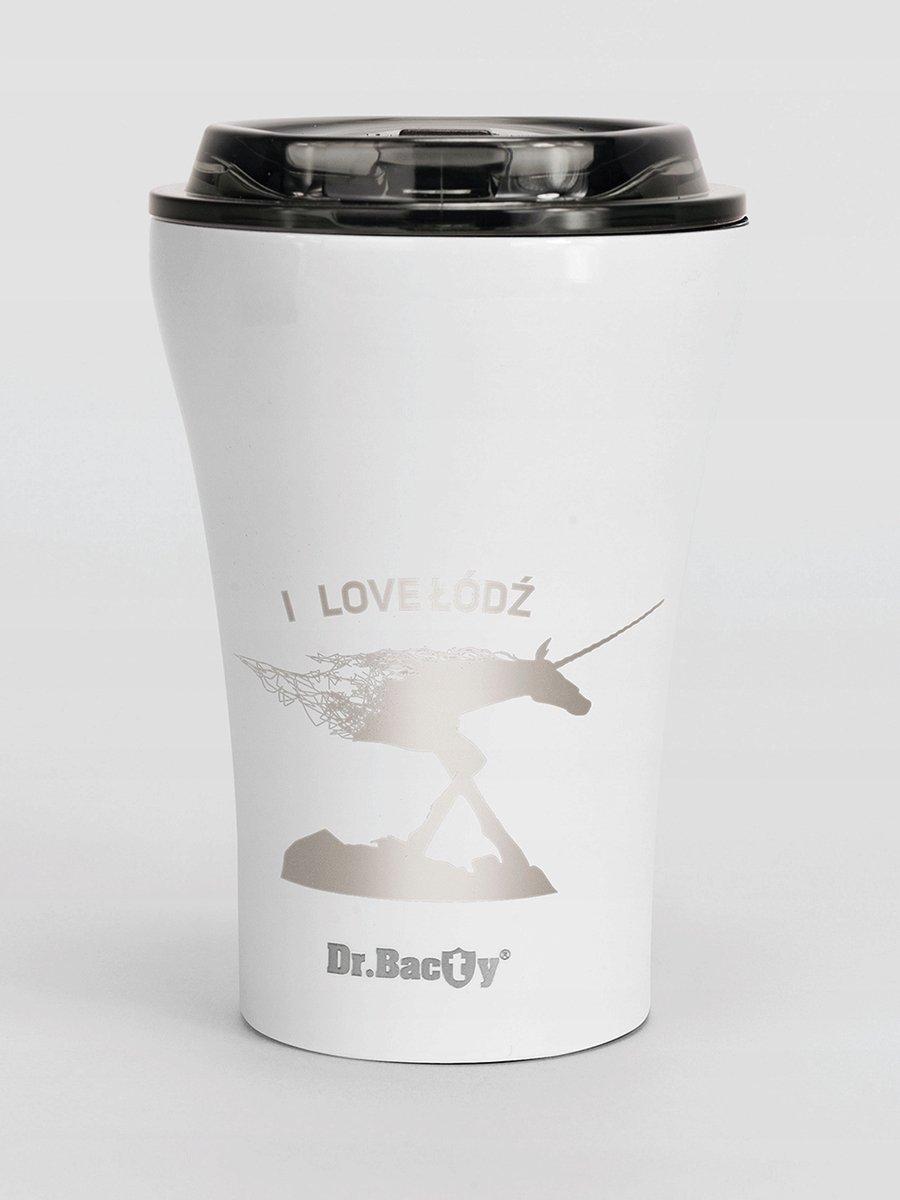 Dr.Bacty Apollo Thermosbeker Keramisch 227ml Wit - Ideaal voor Koffie