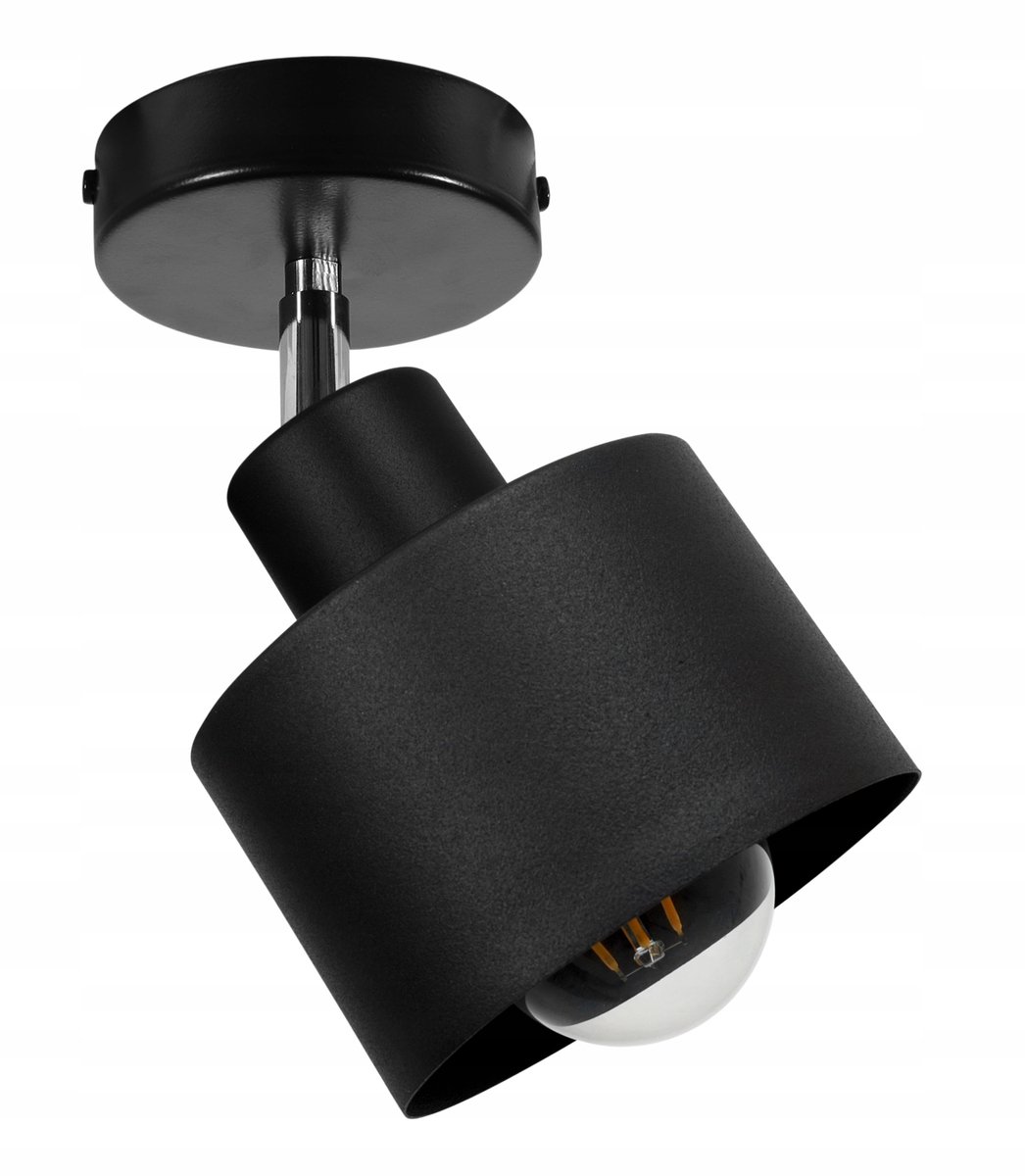 Moderne Zwarte Plafondlamp Wandlamp E27 Metaal - PANTA 2002/KP