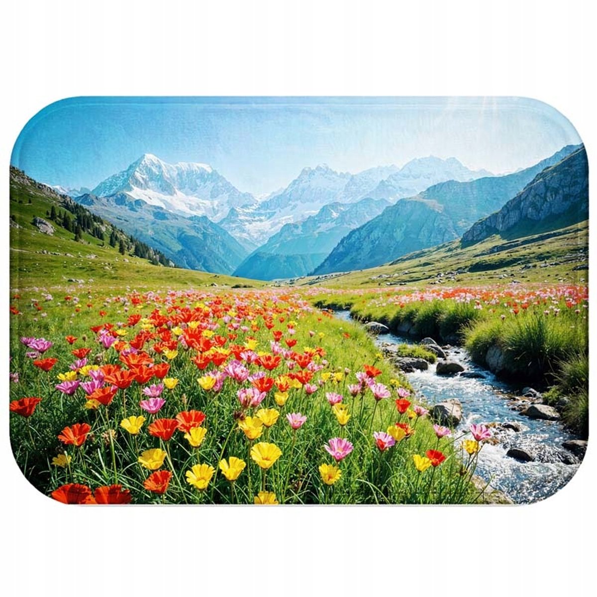 Zachte Antislip Badkamermat 60x40 cm - Sneldrogend & Wasbaar