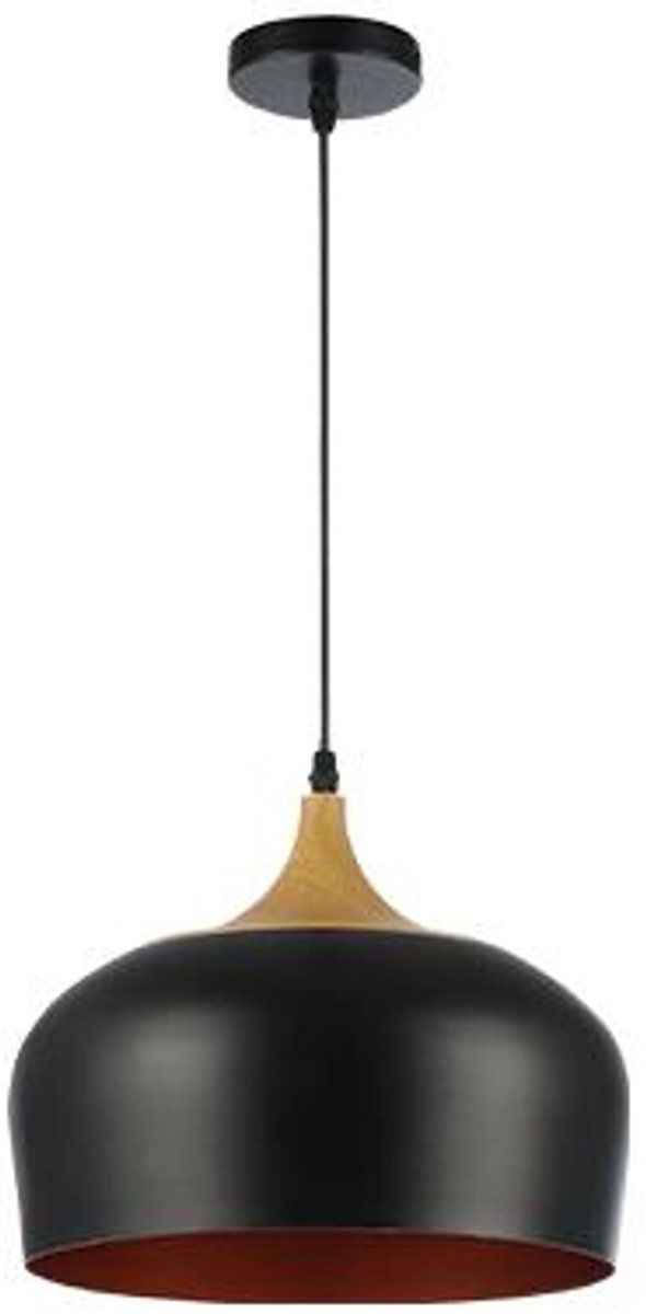 Masterled Lumina Hanglamp E27 Zwart Goud-Koper 1 Lichtpunt
