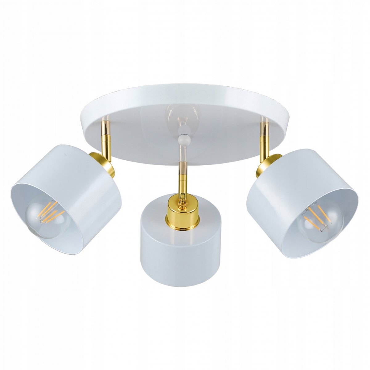 Plafondlamp Hangend LED E27 Wit - Industriële Stijl