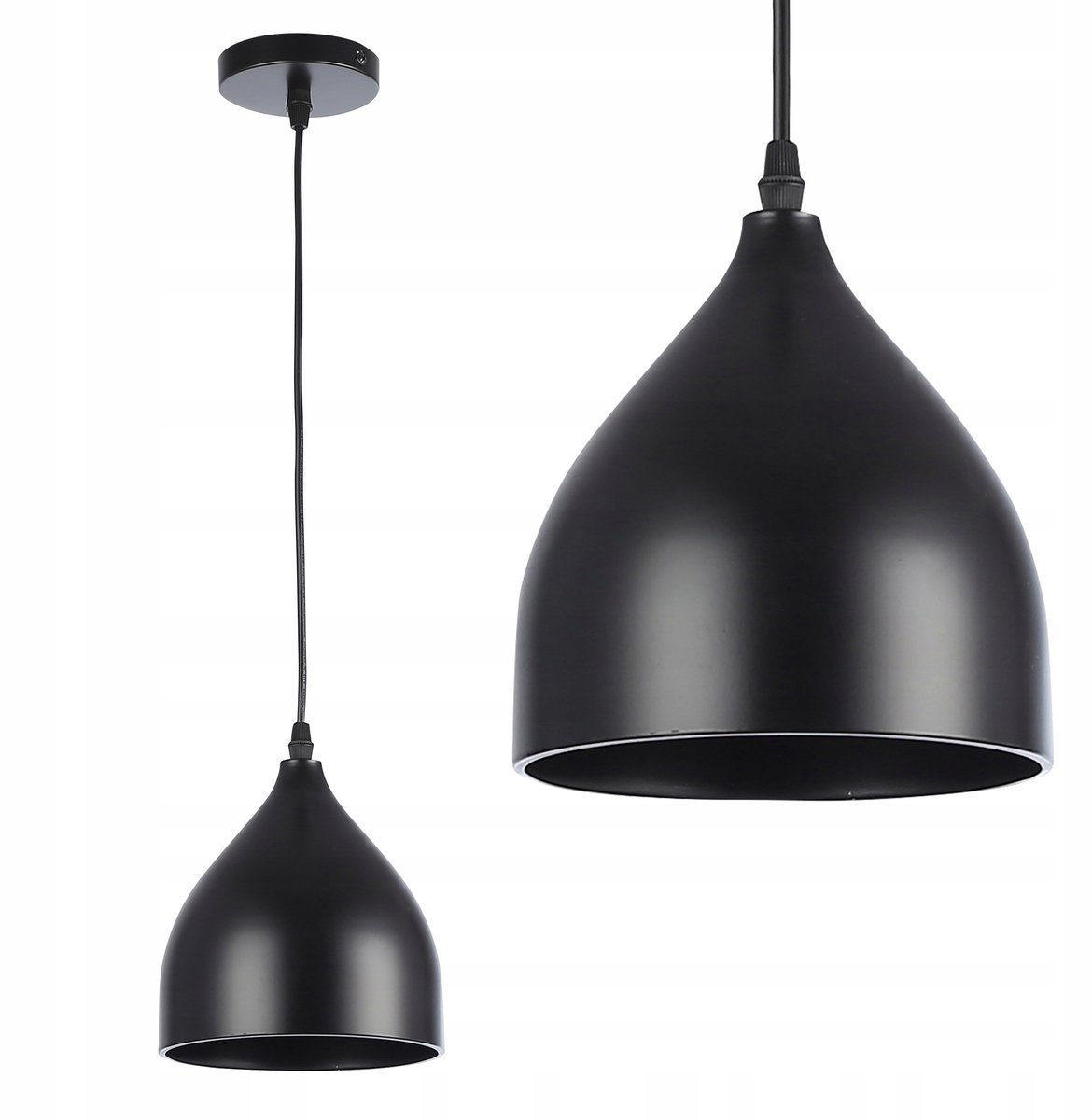 Luxe Loft Hanglamp Zwart E27 - Stijlvolle Verlichting