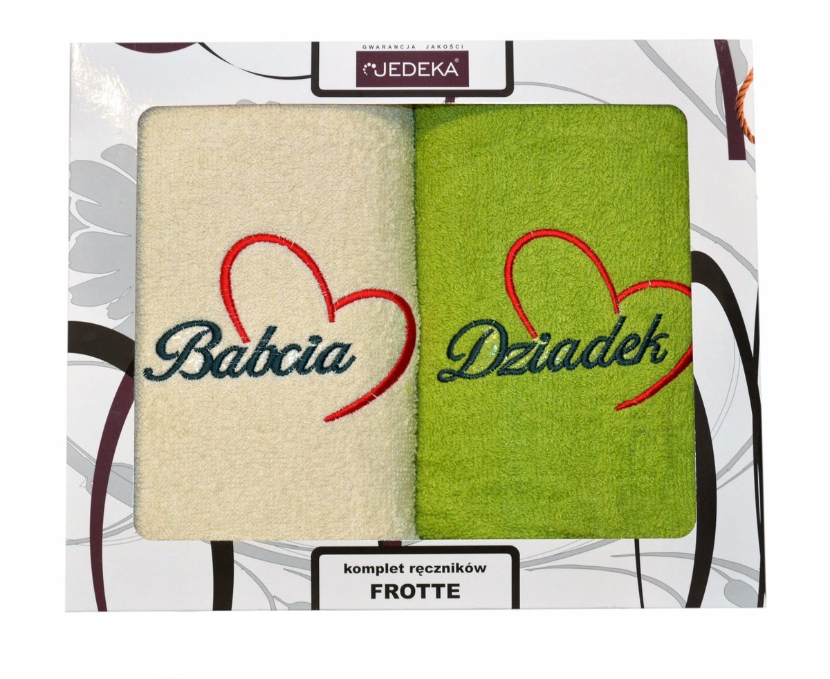 Set van 2 Geborduurde Handdoeken 50x100cm - Perfect Cadeau