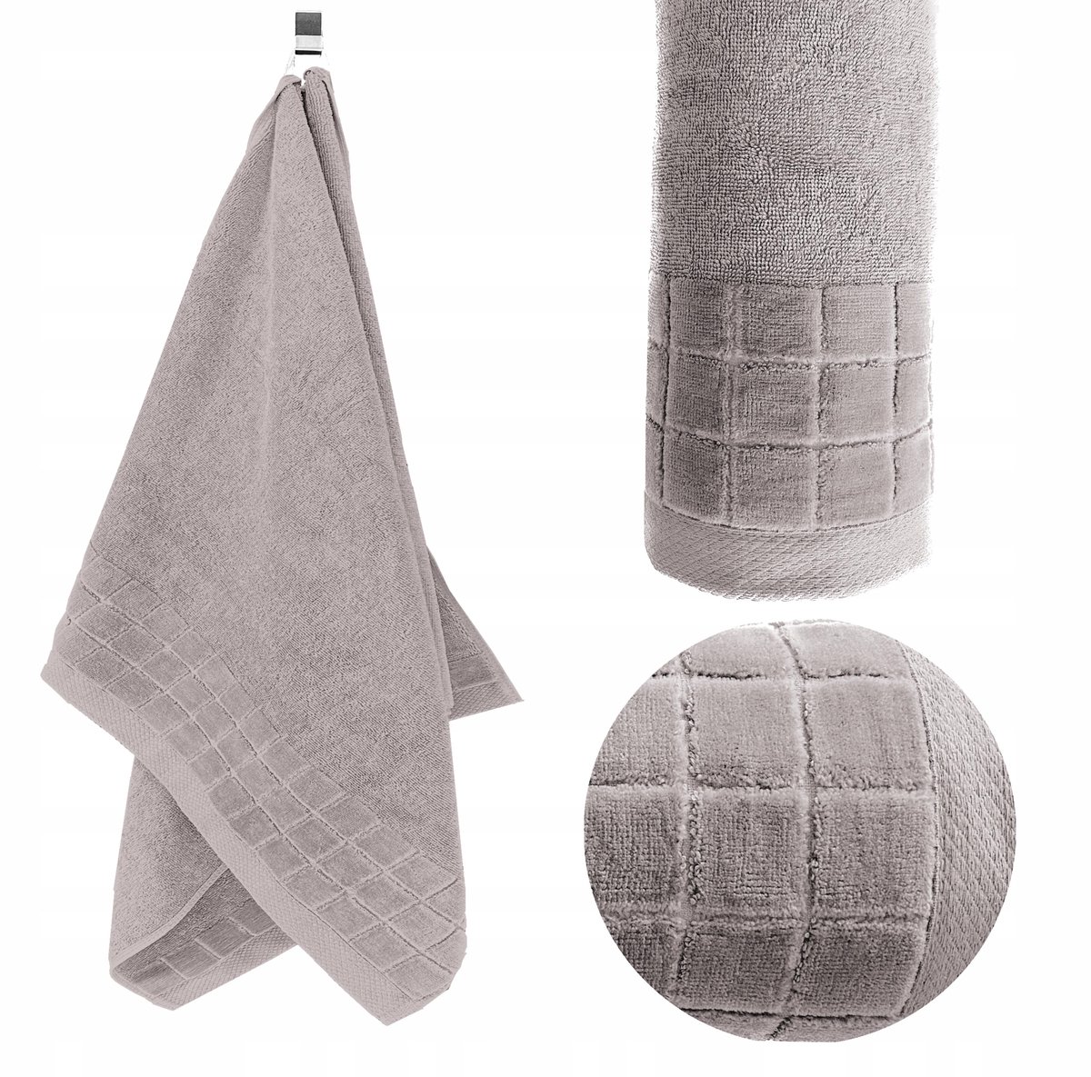 Luxe Badhanddoek 70x140 cm Sepia 500g/m² 100% Katoen