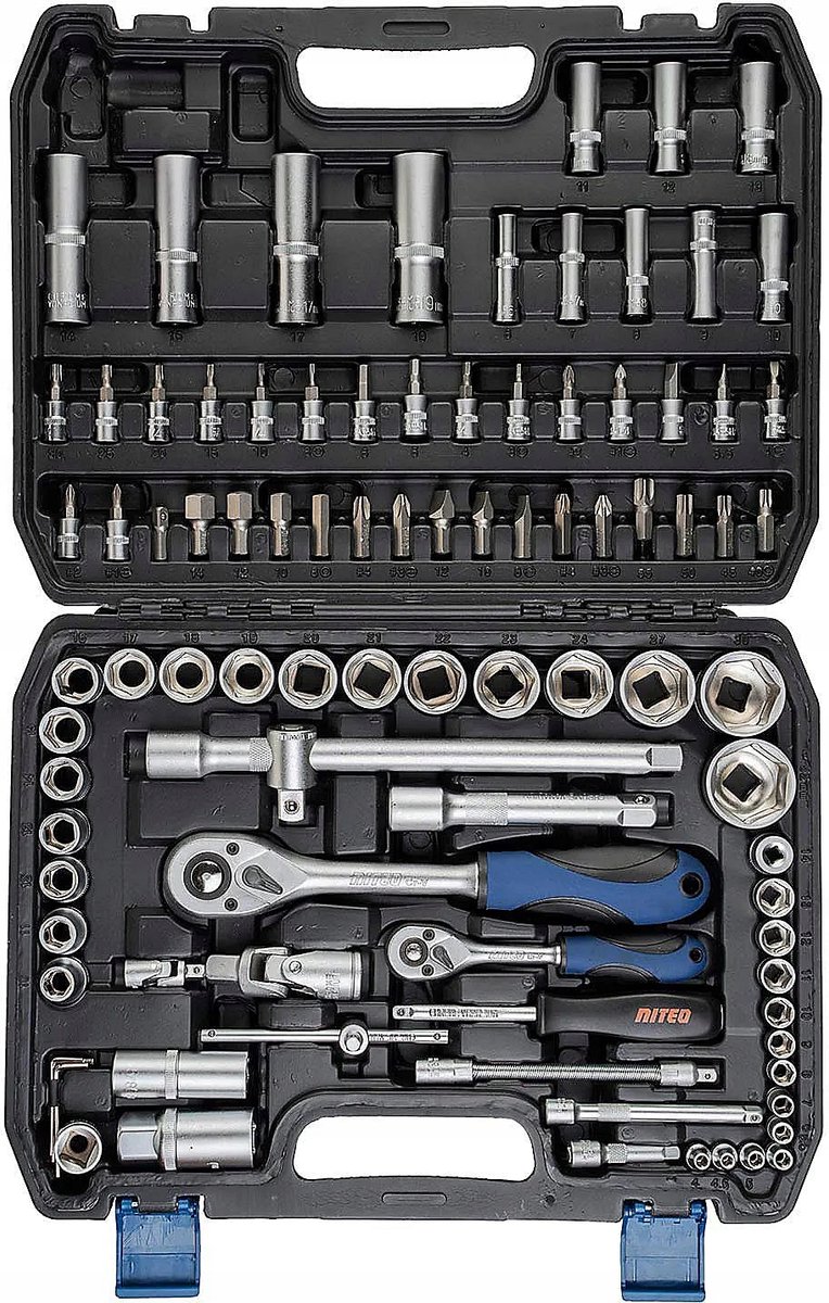 Niteo Tools 94-delige Gereedschapskist met Ratel & Doppen