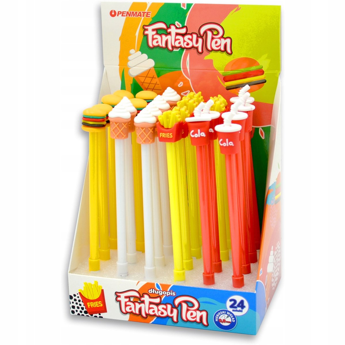 Penmate Fantasie Pen Food 0,8mm Blauw - Schrijven met Stijl